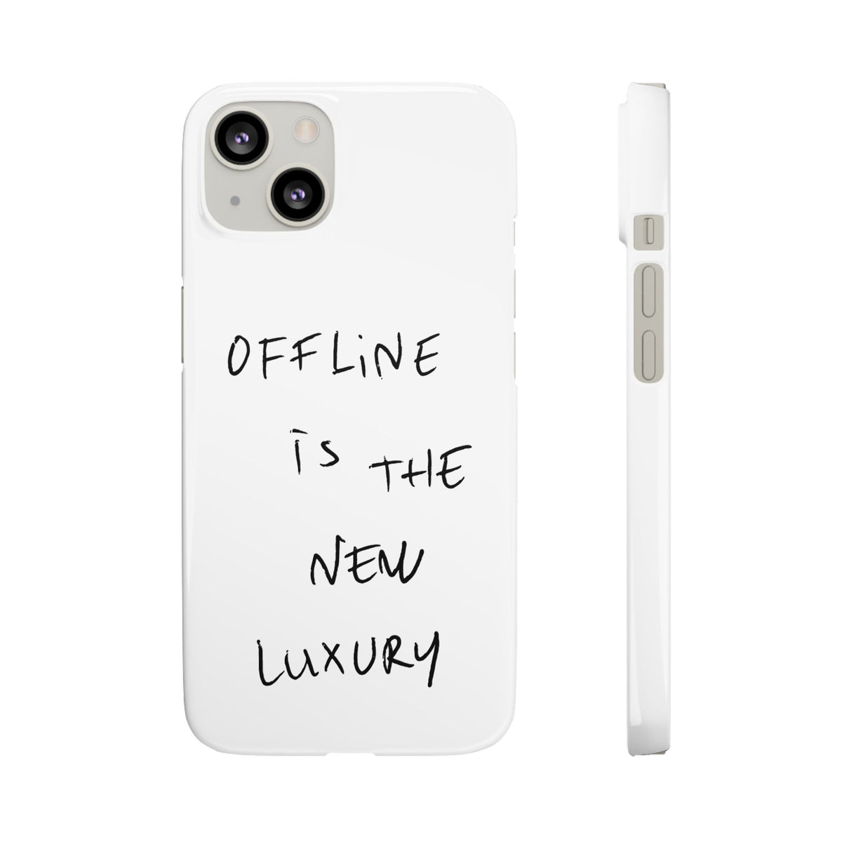 "OFFLINE IS THE NEW LUXURY" CASE