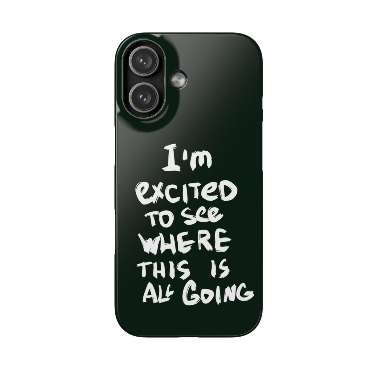 "I'M EXCITED TO SEE WHERE THIS IS ALL GOING" CASE