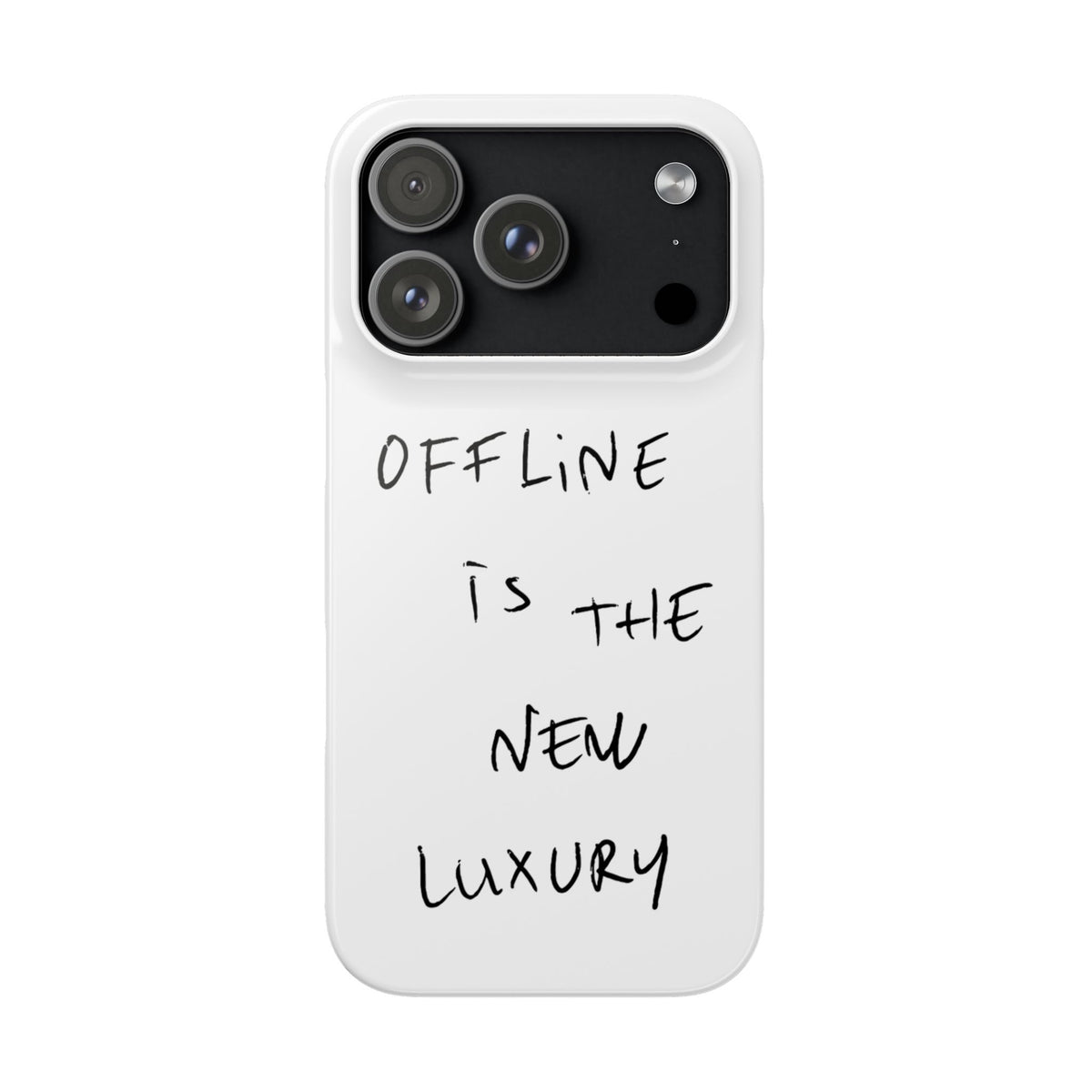 "OFFLINE IS THE NEW LUXURY" CASE