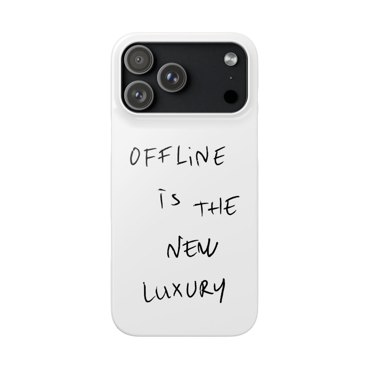 "OFFLINE IS THE NEW LUXURY" CASE