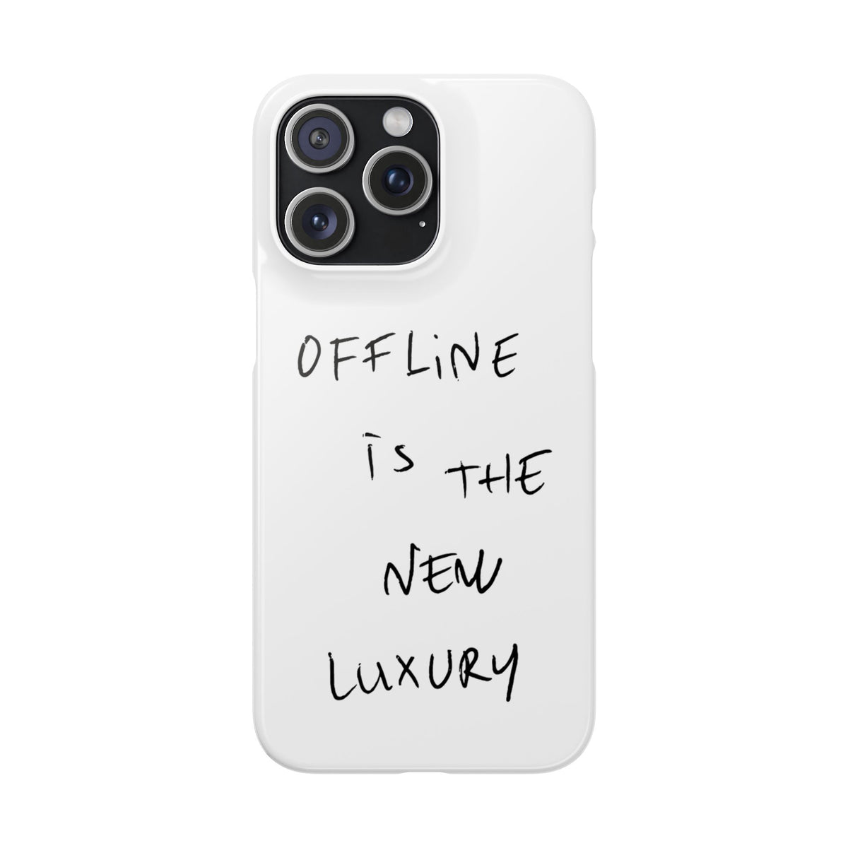 "OFFLINE IS THE NEW LUXURY" CASE