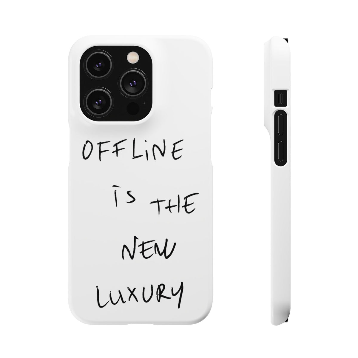"OFFLINE IS THE NEW LUXURY" CASE