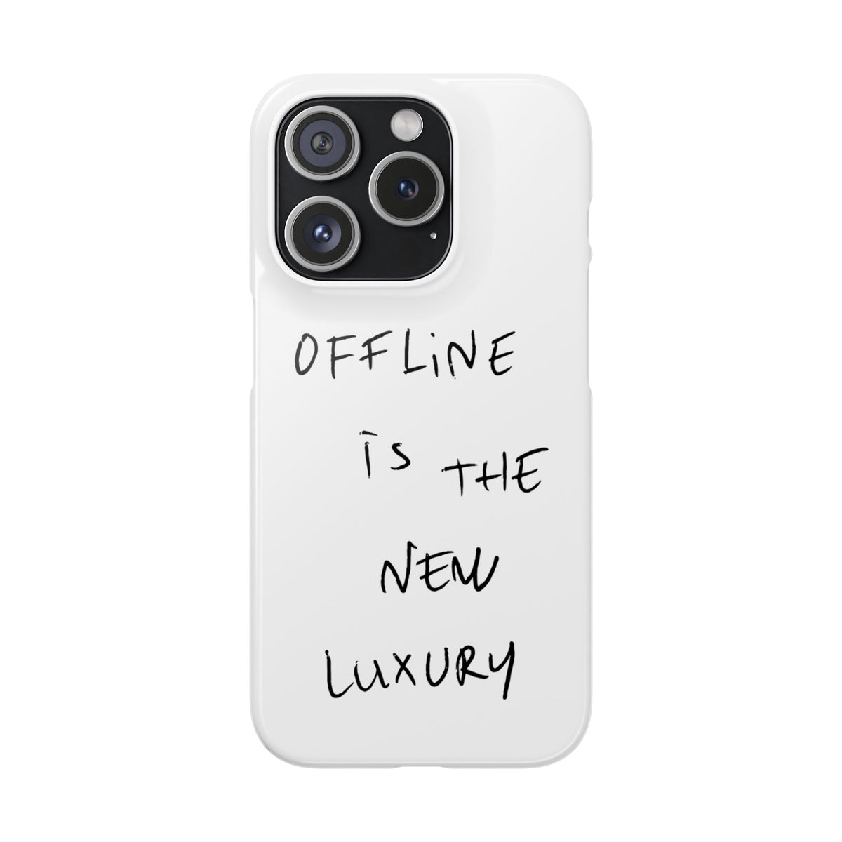 "OFFLINE IS THE NEW LUXURY" CASE