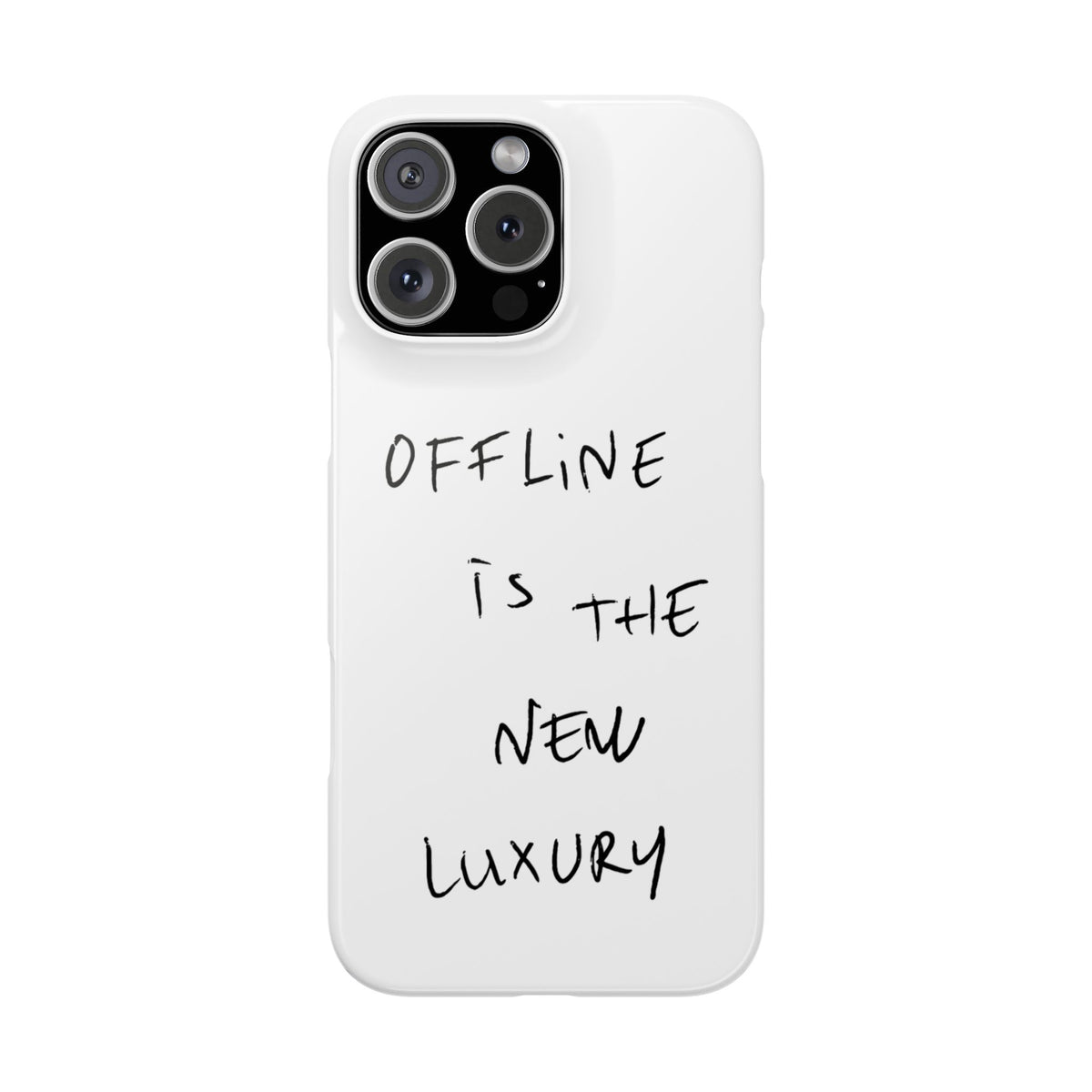 "OFFLINE IS THE NEW LUXURY" CASE