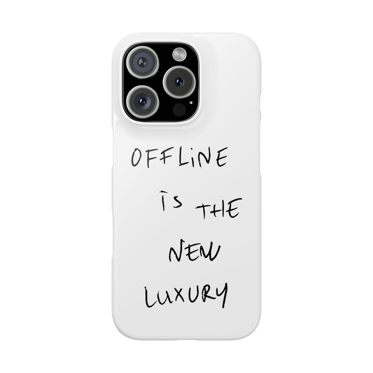"OFFLINE IS THE NEW LUXURY" CASE
